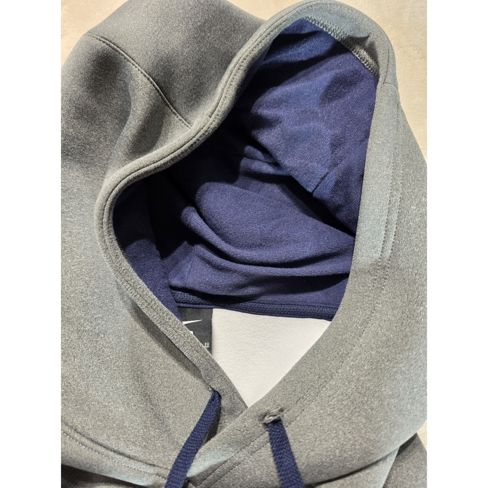 Nike Arizona Wildcats Hoodie XL Gray Navy Therma Fit NCAA Engineered Pullover - Picture 9 of 13